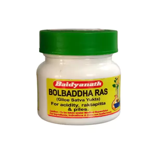 Baidyanath Bolbaddha Ras, 80 Tablets-1.webp